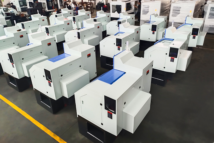 Udforskning af præcision: Den fulde automatiske skrå seng, der drejer CNC -drejebænken