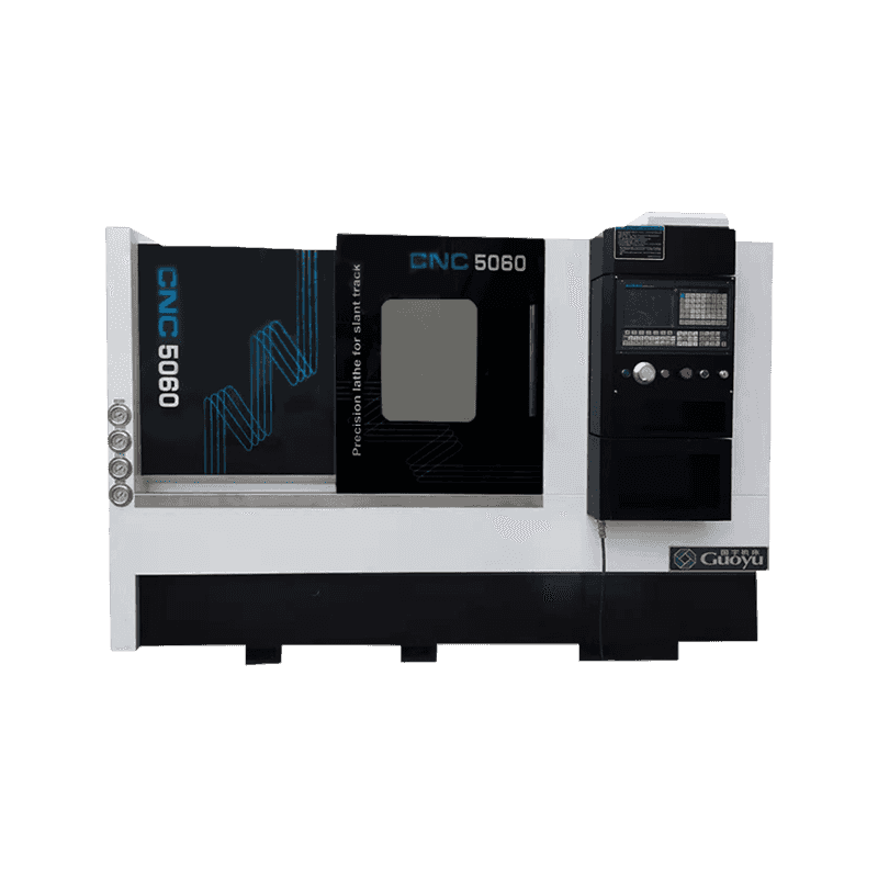 Sammenlignet 35 ° skrå jernbaner tårnstangsædet præcision CNC drejebænk