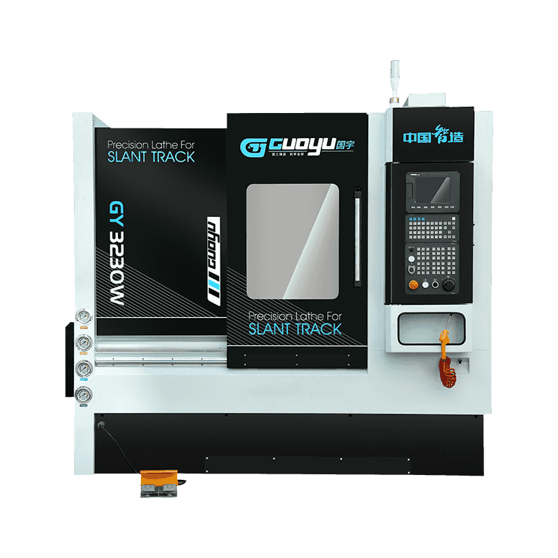 Sammenlignet 45 ° skrå jernbaneskærer tårnstangsædet præcision CNC drejebænk